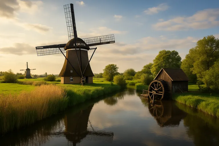 Beleef het draaiende erfgoed van overijssel tussen schilderachtige windmolens en waterrijke landschappen