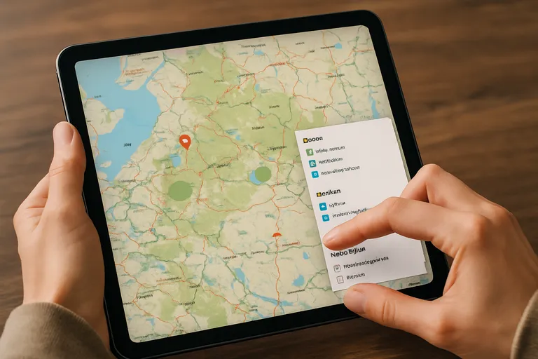 Kaart gebruiken: routes, plekken en kaartlagen