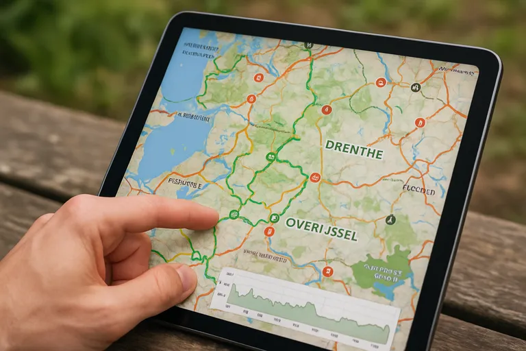 Ontdek drenthe en overijssel met een interactieve kaart vol routes, natuur en bezienswaardigheden