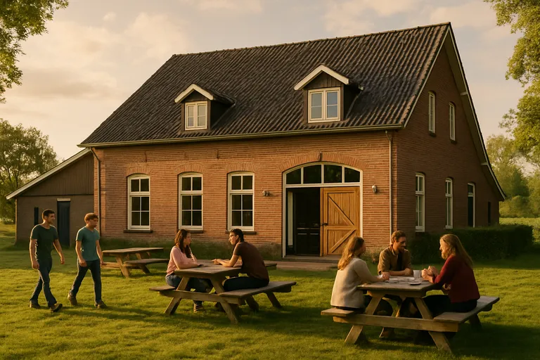 Wat is een kampeerboerderij in overijssel